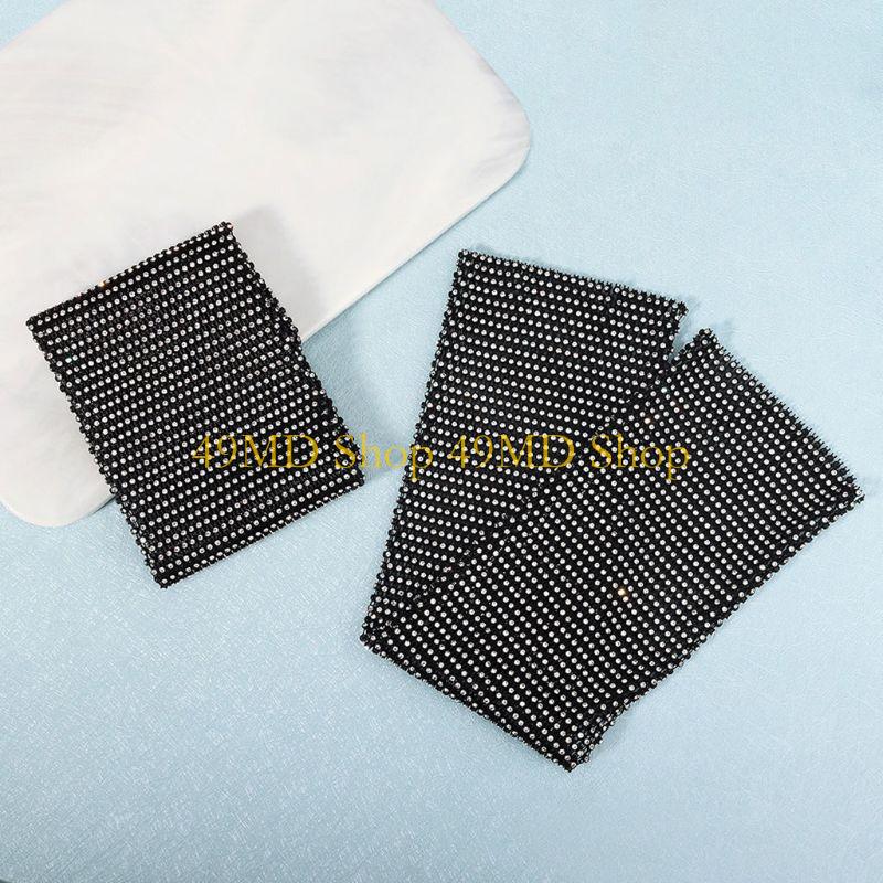 

49MD Women Glitter for Rhinestone Arm Warmer Sleeve Sunscreen Nightclub Fingerless Gl CN