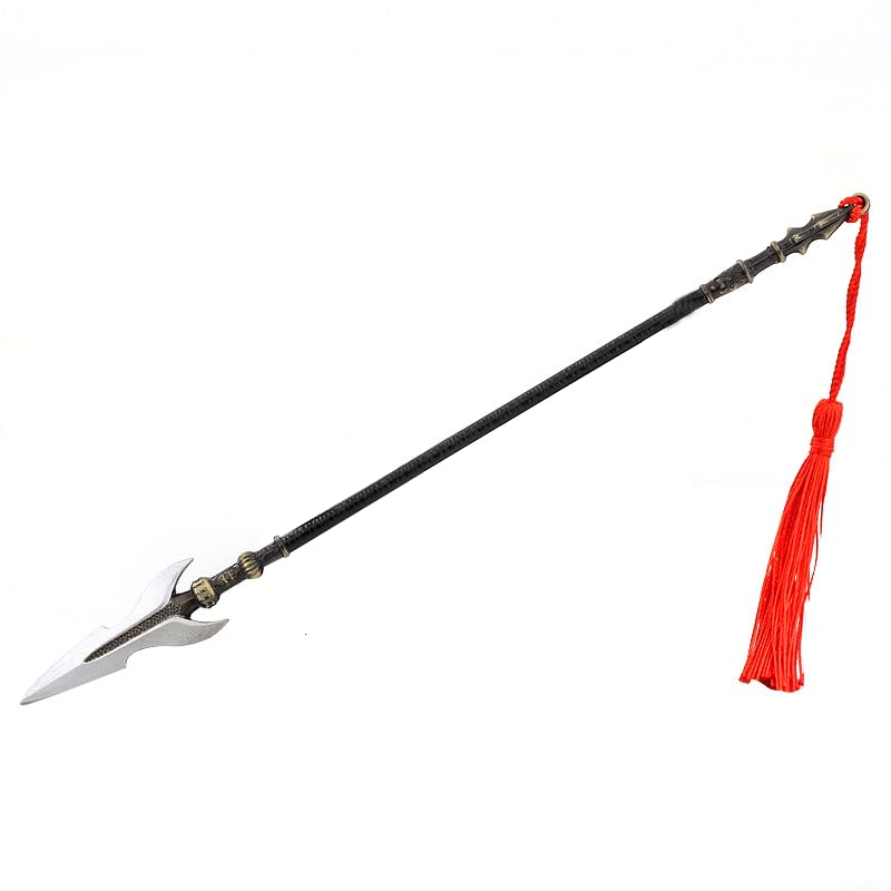 

[Некогамияма] Древнекитайское оружие, Копьё Повелителя Сян Юя, 22 см длиной / Миниатюрная фигурка, Коллекционное, Декор интерьера