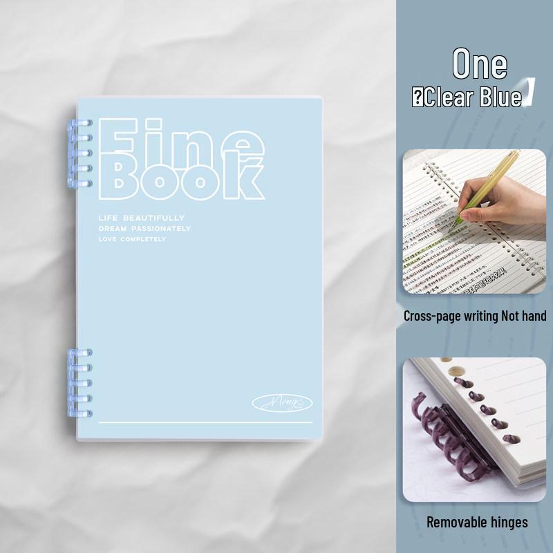 Morandi Farben Notizbuch mit abnehmbarer Spiralbindung - B5, A4, A5 - Schülerfreundlich, Hochwertiges Lochblatt-Design