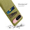 For Google Pixel 10/10 Pro Case Cloth + Hard PC Phone Cover with Dual Card Slots