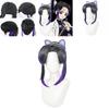 Demon Slayer Kochou Shinobu Cosplay Wig With Butterfly Hair Accessory For Costume Dress Up