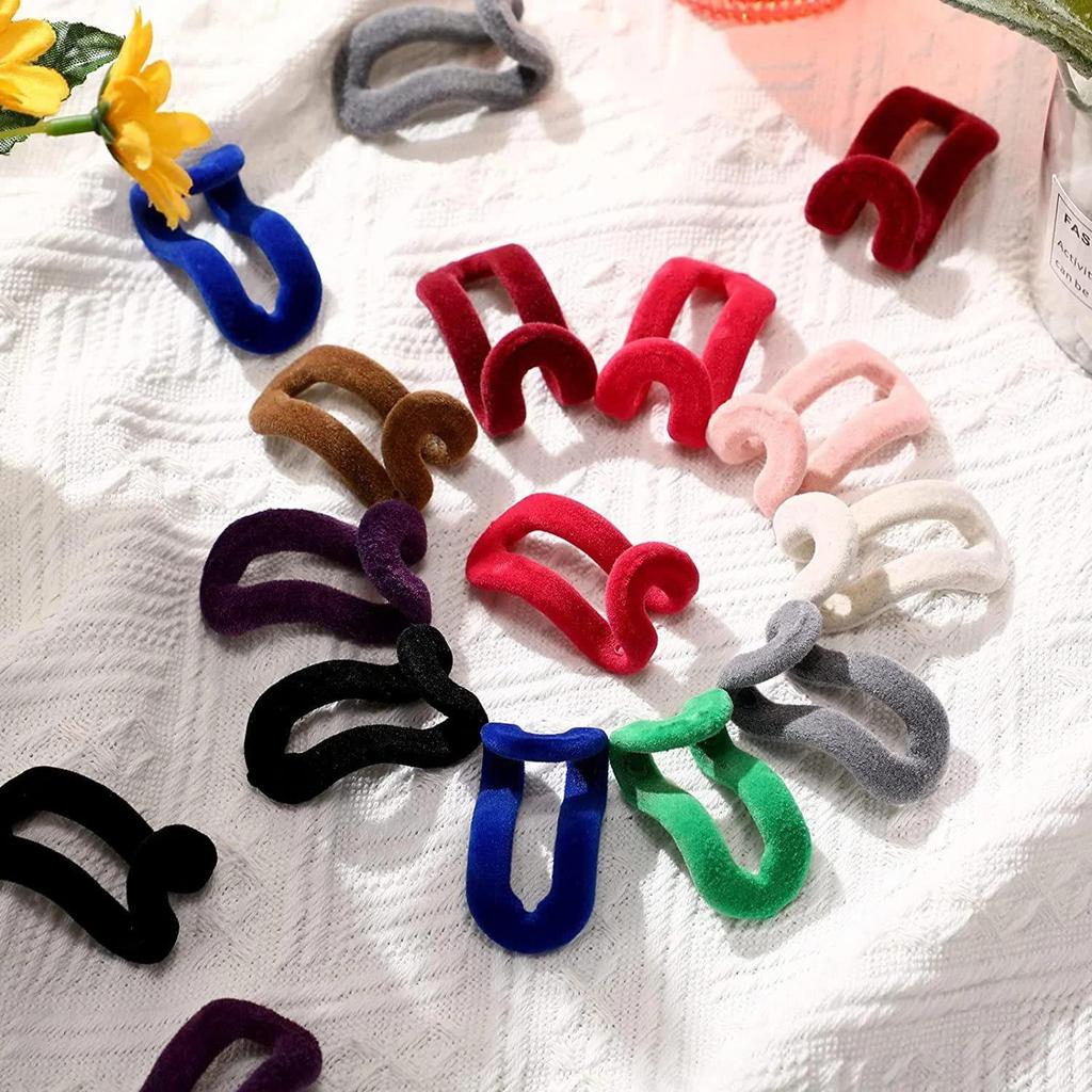 1Pcs Household Flocking Hanger Hanger Household Creative Force Slip Resistant Accessories Supplies Decoration Tools