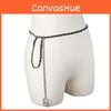Womens Decorative Pu Waist Chain With Flower Embellishments Ideal For Summer And Winter Outfits
