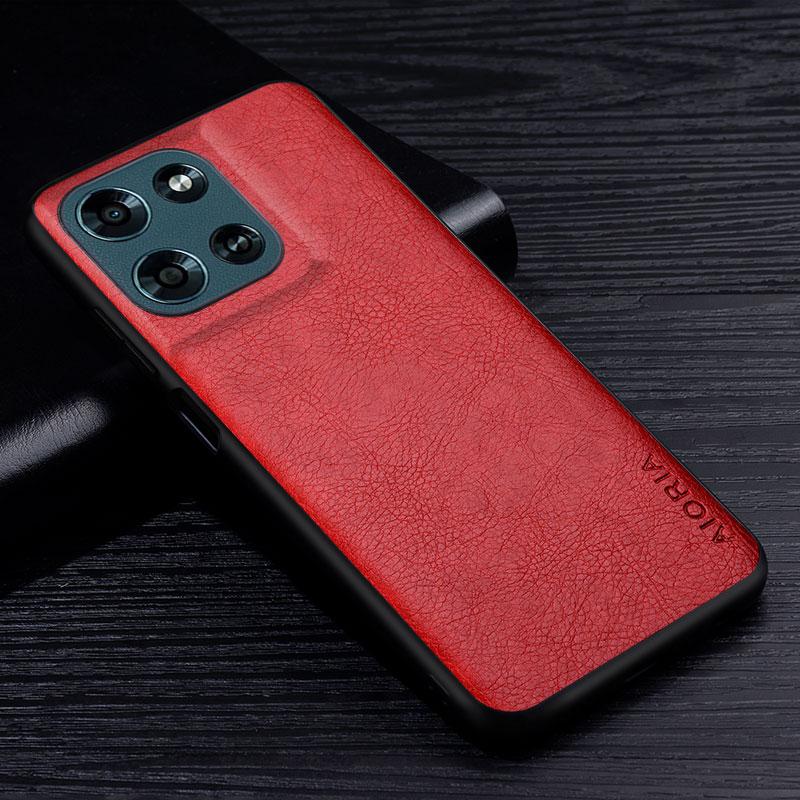 Luxury Leather Case For Moto G Power Stylus Play 2026 2025 2024 4G 5G Business Style Retro Litchi Pattern Back Cover