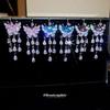 Korean Style Zircon Butterfly Water Drop Earrings - Light Luxury and Fashionable Stud Ear Jewelry
