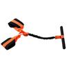Pedal Resistance Band with Handle Non Slip Foam Grip Strength Training Portable Abdominal Workout Band