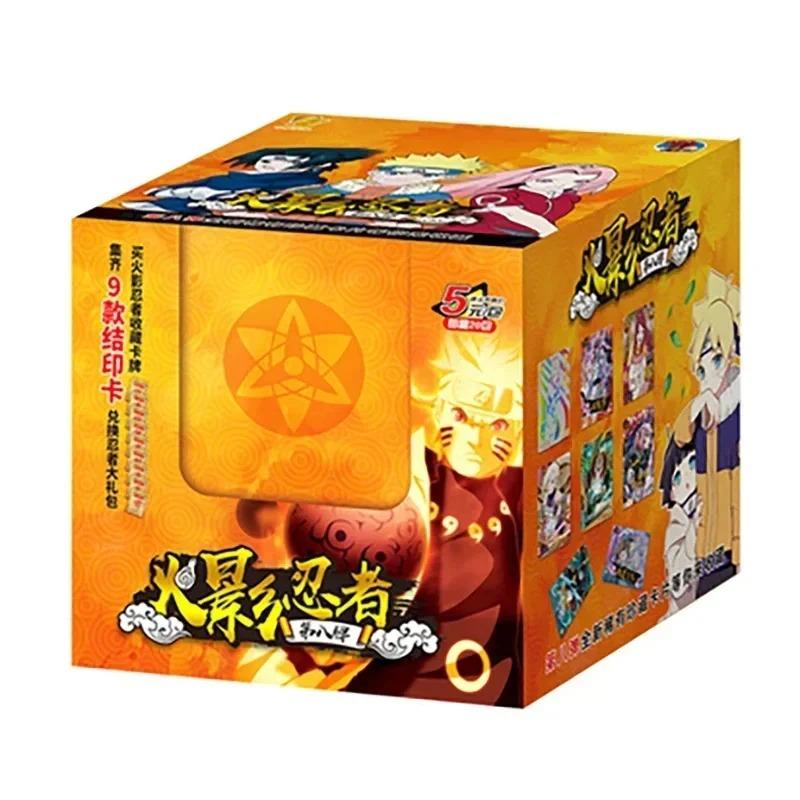 Genuine Naruto Card Will of Fire Deluxe Collection Edition Card Naruto Sasuke Anime Character Cards Collection Toys Kids Gifts