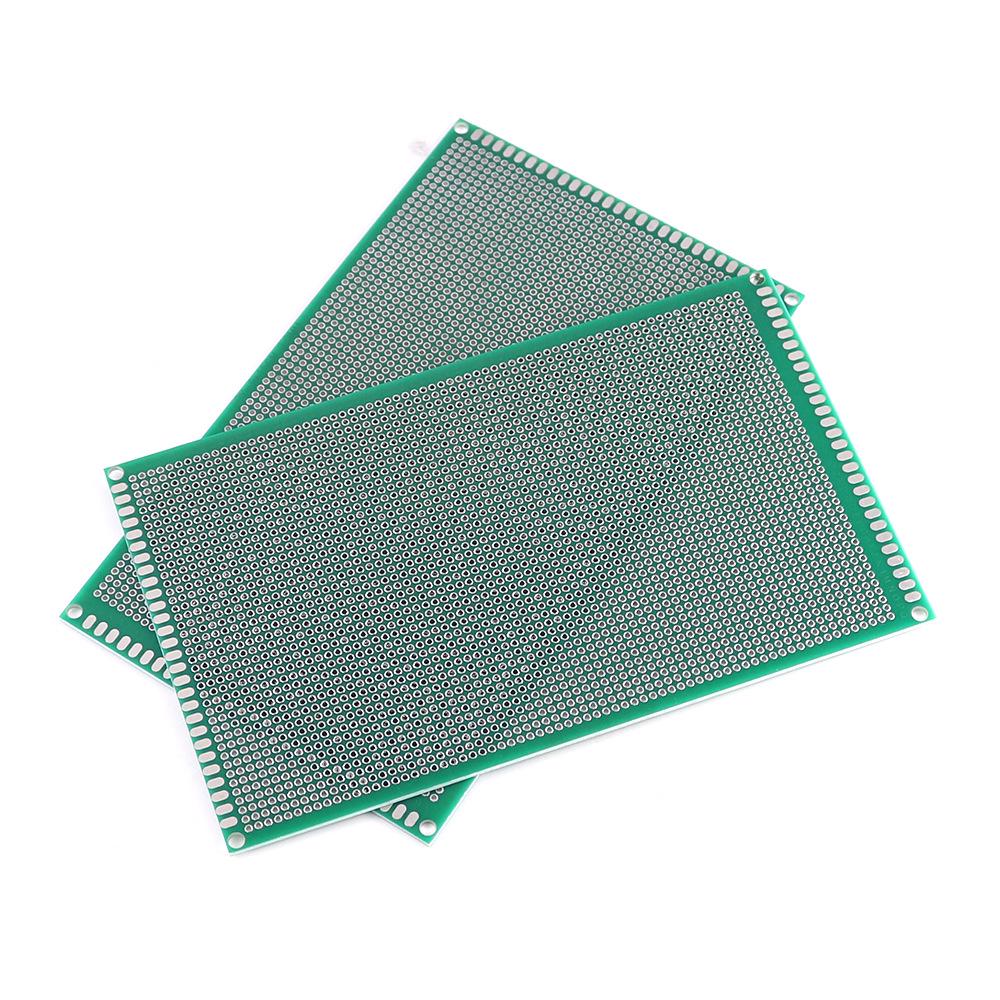 Double-Sided Universal PCB Prototype Board for Students and Soldering Projects