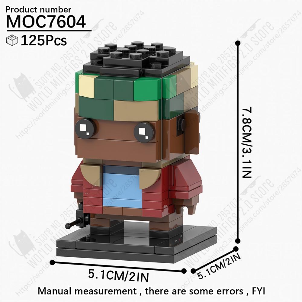 MOOXI Horror TV Figures Demon Brickheaded Building Blocks Models Sets MOC Bricks DIY Assembly Toys Kids Gifts Collection Display