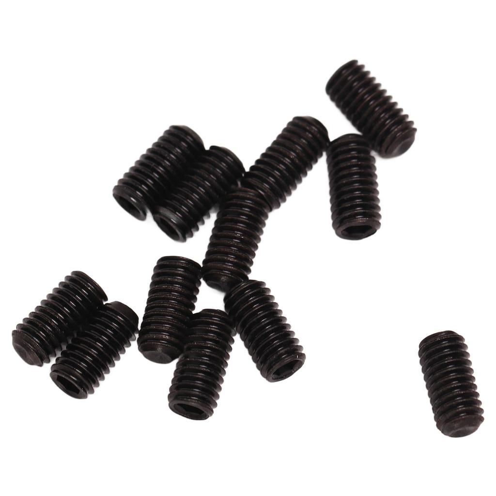 12Pcs Guitar Bridge Screw Set Practical Robust Rust Proof Lightweight No Burr Metal Electric Guitar