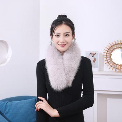 New Fox Hair Scarve Fur Scarve Warm Winter Hundred With Real Hair Big Hair Collar Net Red Scarve Women's Scarve