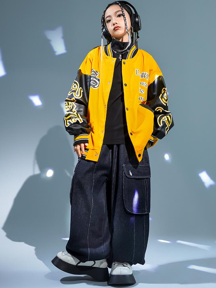 Barnens Hip Hop Dansdräkt: Trendigt Streetwear Byxset för Pojkar & Flickor