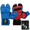 Adidas Karate Fist 170mm for Elementary School Certified by the All Japan Karate Includes Karate Support, Reversible, (L), Students, Federation, Bag,