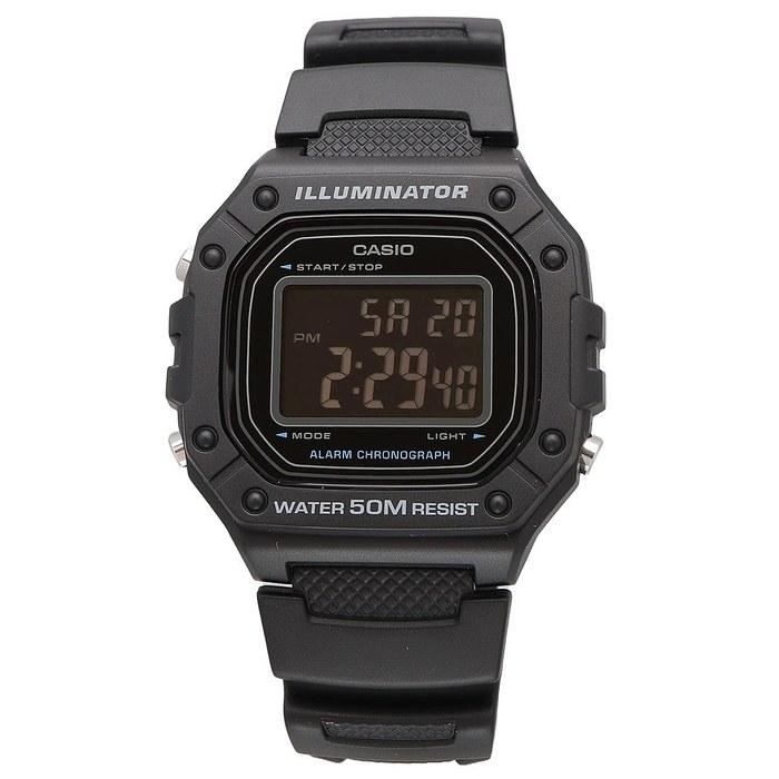 Casio Standard Digital Watch W-218H-1BV (Black)