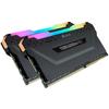 Memória DDR4 CORSAIR VENGEANCE RGB PRO 16GB (8 GB x 2) 3200MHz, compatível com AMD EXPO e Intel XMP, CL16, para PCs Desktop, Preto CMW16GX4M2Z3200C16