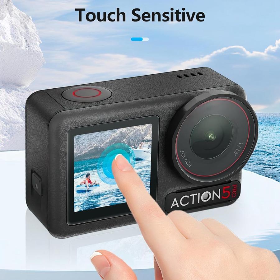 6PCS [2+2+2] HD Front&Back Screen Protector Film for DJI Osmo Action 5 Pro/ Action 4 Camera Lens Glass Protective Film Action4 Action5 Pro Accessories