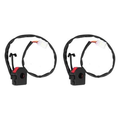 2 stuks 0,9 inch Stuur Schakelaar Koplamp Knipperlicht Claxon Versnellingsbak Controller Universeel voor Motorfiets