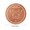 Copper Disc for Bird Bath Birdbath Accessories Sparrow Bath Copper Plate for Gardeners Homeowners Nature Lovers Backyard Patio