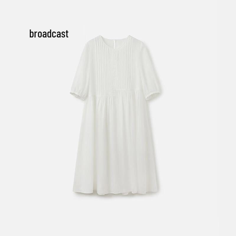 Broadcast Gentle Mid-length Short Sleeve Dress