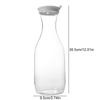 2pcs with Flip Cap Water Bottle 50 Oz Tea Jug Beverage Container Cold Water Pitcher  Milk