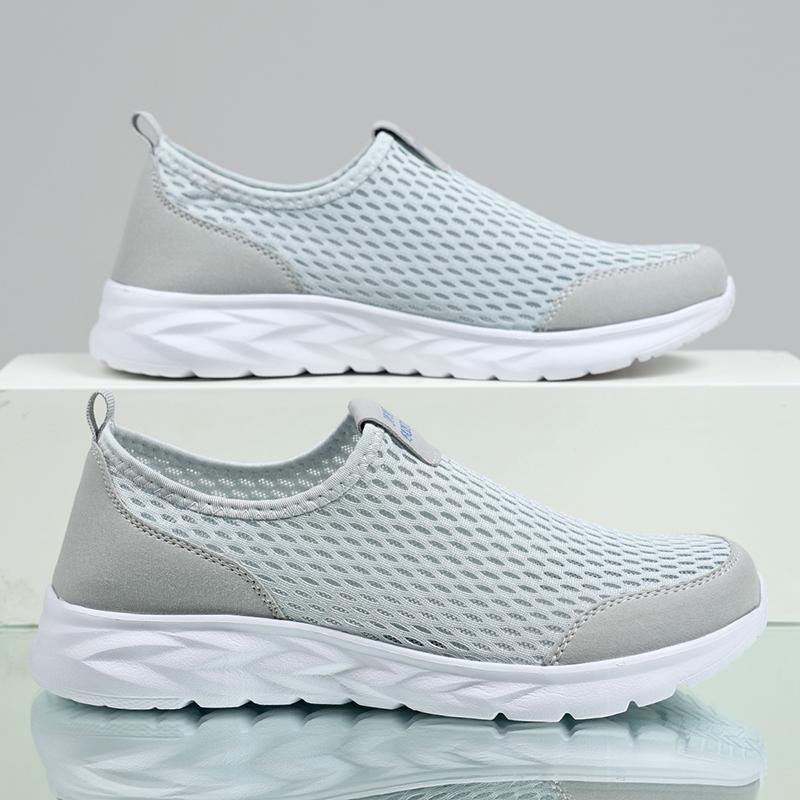 Fashion Men Shoes Sneakers Brand Man Casual Flats Shoes Loafers Slip on Male Mesh Big Size 48 Breathable Spring Autumn Summer 2025