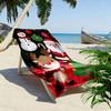 Festive joyfully magical scene Print beach towel, quick drying, suitable for travel, outdoor sports, jogging, the beach and swimming, gift