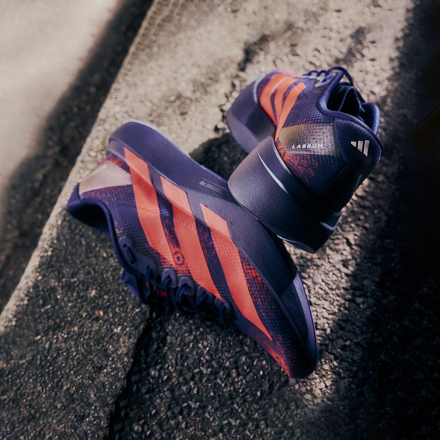 adidas Adizero Evo SL LABRUM Темно-синий Ярко-красный (Женский) 37
