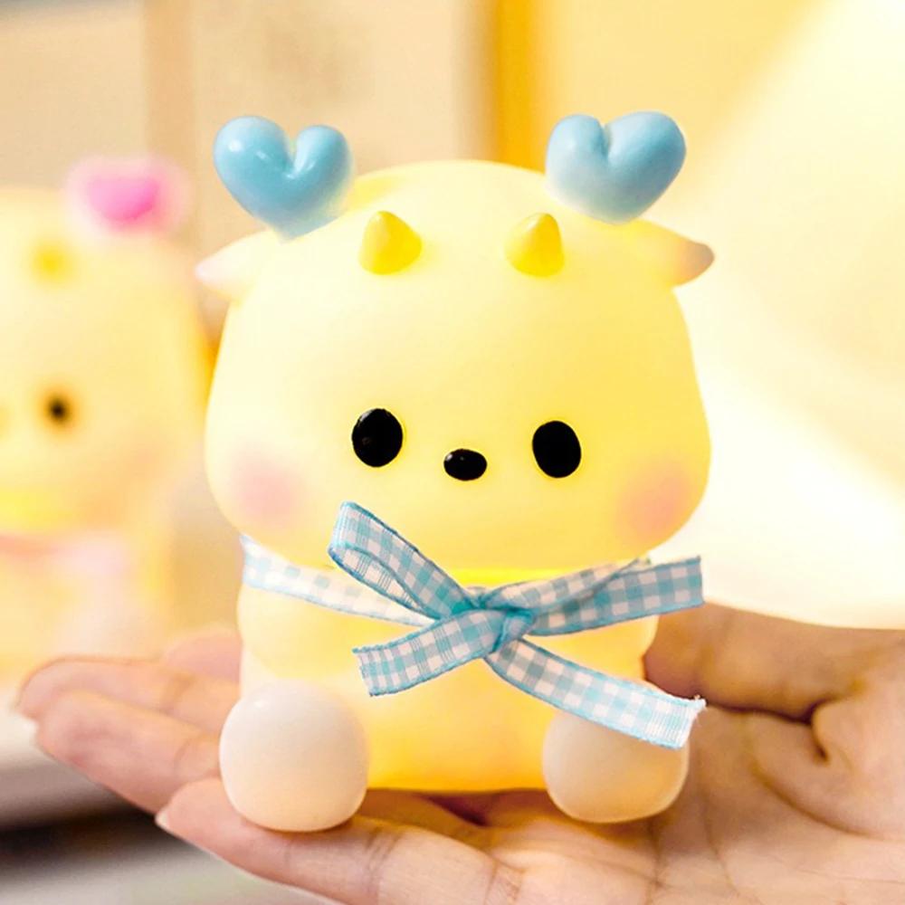 

Анимированный ночник в виде животного с мягким свечением, идеальный рождественский подарок, Beaulct