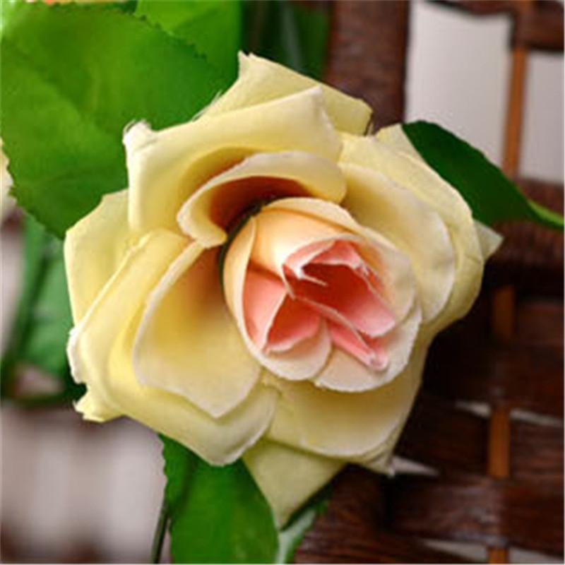 

240 см искусственная роза 8 см головка плюща ротанговая лоза с зелеными листьями для дома, сада, свадьбы, вечеринки, подвесная гирлянда, декор шампанского