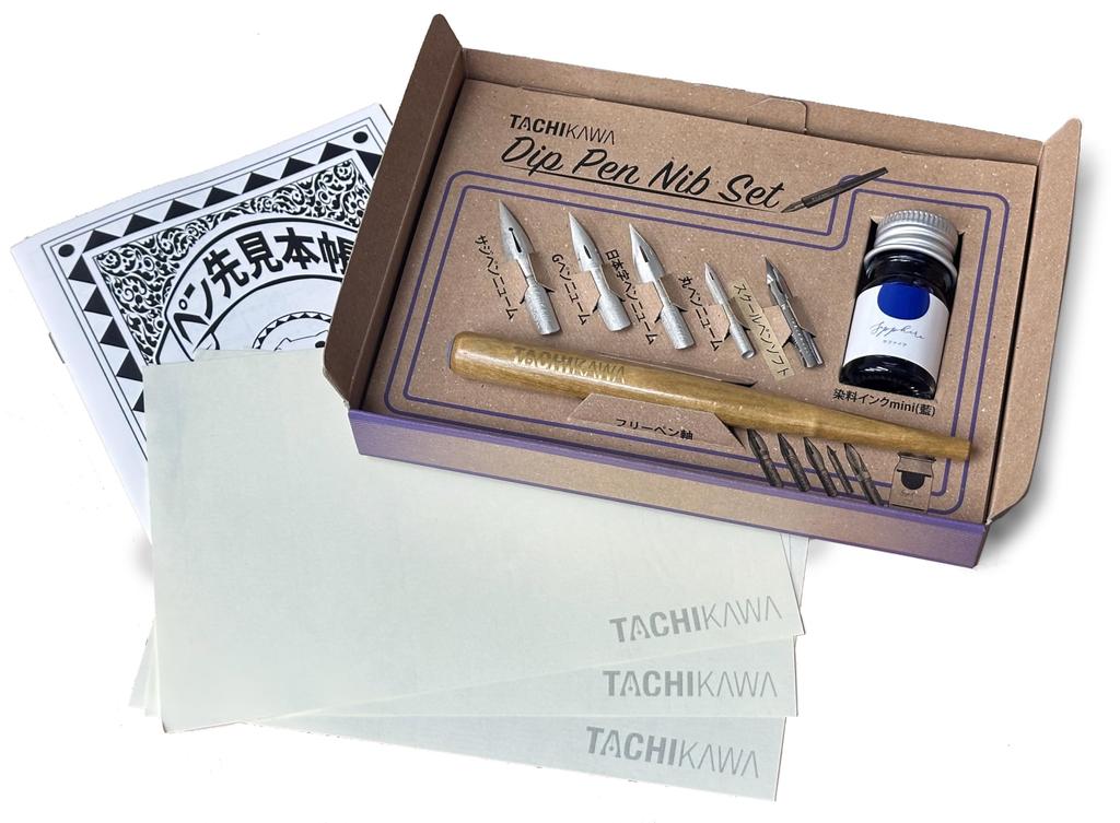Tachikawa Pin Manufacturing Co., Ltd. Tachikawa Dip Pen Nib Set T-DPS