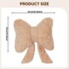 Bow Throw Pillow Couch Cute Versatile Modern Soft Seat Cushion Ornament for Sofa, Bedroom,