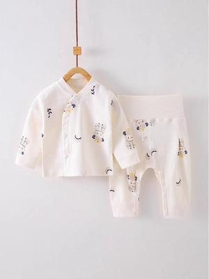Baby Underwear Set - High Waist Cotton Belly Protection for Autumn/Winter