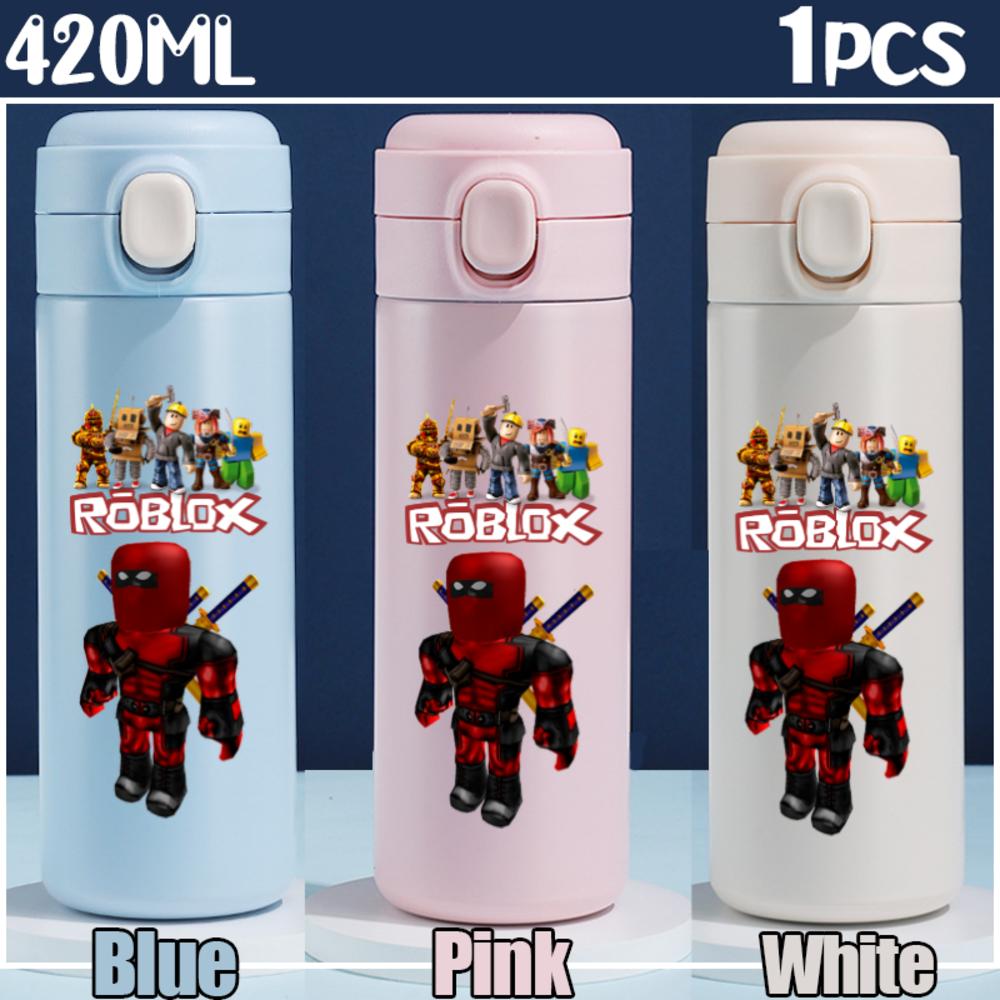 420ML Gourde Roblox Game Straight Drinking Cup Anime Water Bottle DynaBlocks 304 Stainless Steel Thermos Cup Holiday Gifts