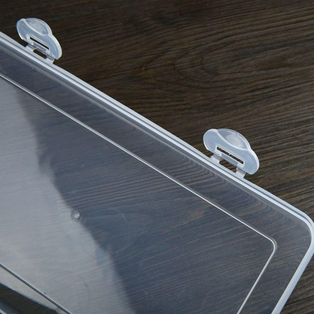 6/12/18/20 Bottles Clear Plastic Plastic Storage Box Multiple Slots with Lids Storage Container Case Small Items Containers