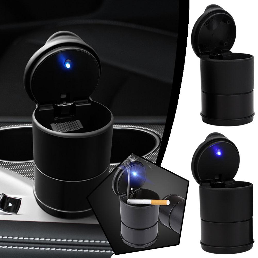 Portable Car LED Ashtray Universal Auto Ashtray Cigarette Ash Holders Cup Car Interior Decor Auto Accessories Interior