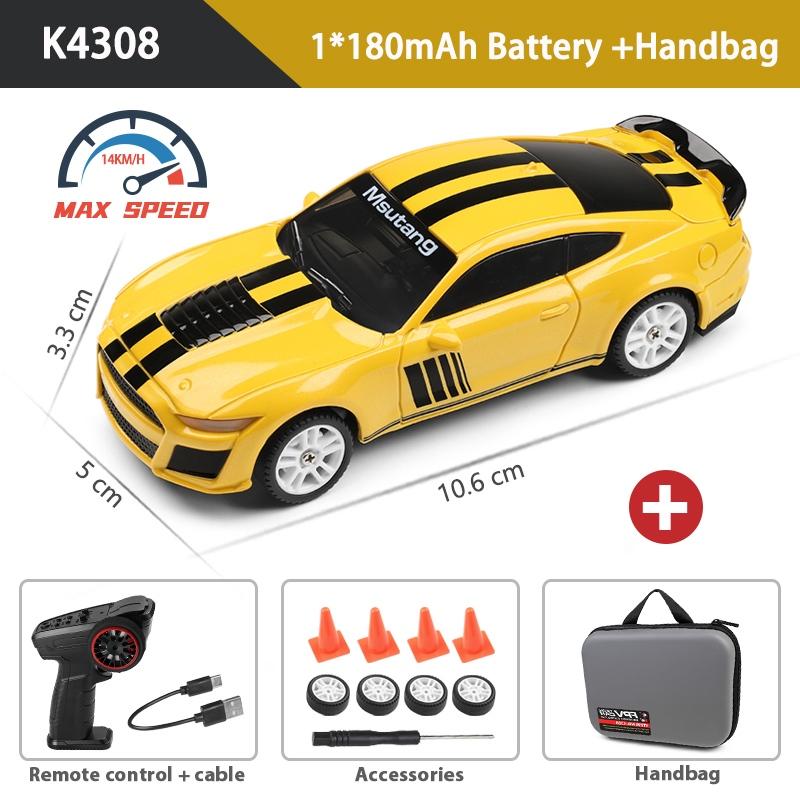 WLtoys 1:43 K4308 2.4G Racing Mini RC Car 14KM/H 4WD Electric High Speed Remote Control Drift Toys for Children Gifts