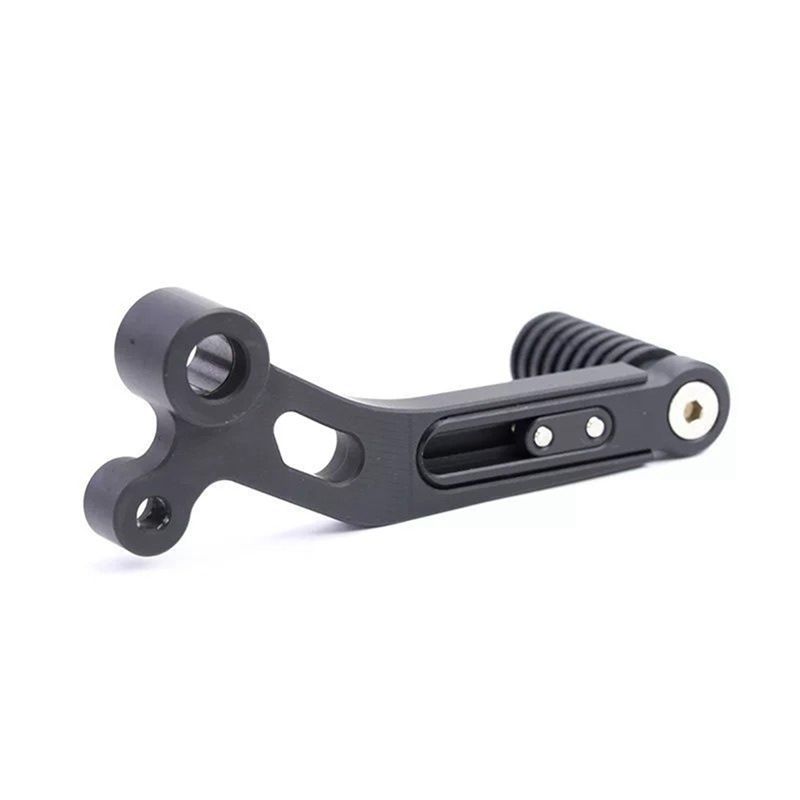 Motorcycle Folding Gear Shift Lever For 250SR SR250 Adjustable Length Replacement Accessories (Silver)