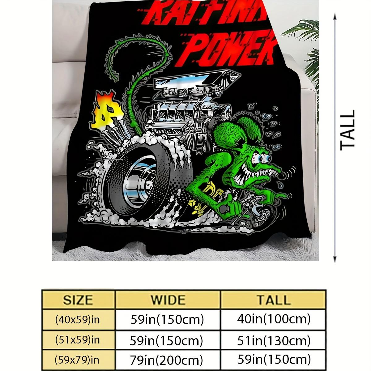 

1pc Polyester Digital Easy Mouse Pattern Printed Blanket, Shawl Blanket, Nap Blanket, Soft And Skin-Friendly, Leisure Sofa Blanket, for Bedr 100cm*150cm
