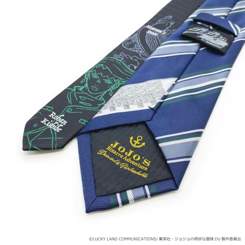 [Florence Spec] JoJo's Bizarre Adventure Part 4 Necktie Rohan Kishibe JJN000006-009 Navy 4 Standard