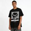 Vintage HUNTMAN Letter Print Casual T-Shirt Unisex Daily Top Pure cotton T-shirt