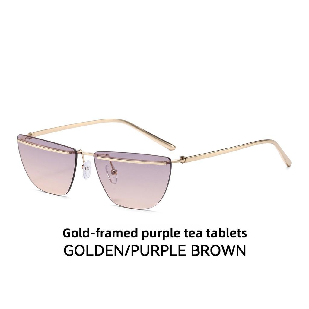 Uv400 Unisex Square Metal Sunglasses With Lenses For Fashion And Travel