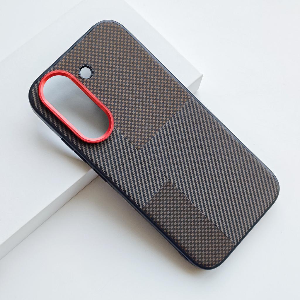 Pro POCO X8 Pro Max Redmi Turbo 5 Max Pouzdro Kevlarová Aramidová Vláknina Textura Ochrana proti otiskům Prstů Kožené Nárazuvzdorné Kryt