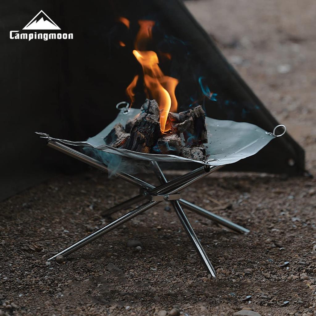 CAMPING MOON Bonfire Mesh Sheet, B4 Size, Replacement Sheet for Solo Grill Large SOLO-202, Set of 2, Made of 304 Stainless Steel, SOLO-202-TC