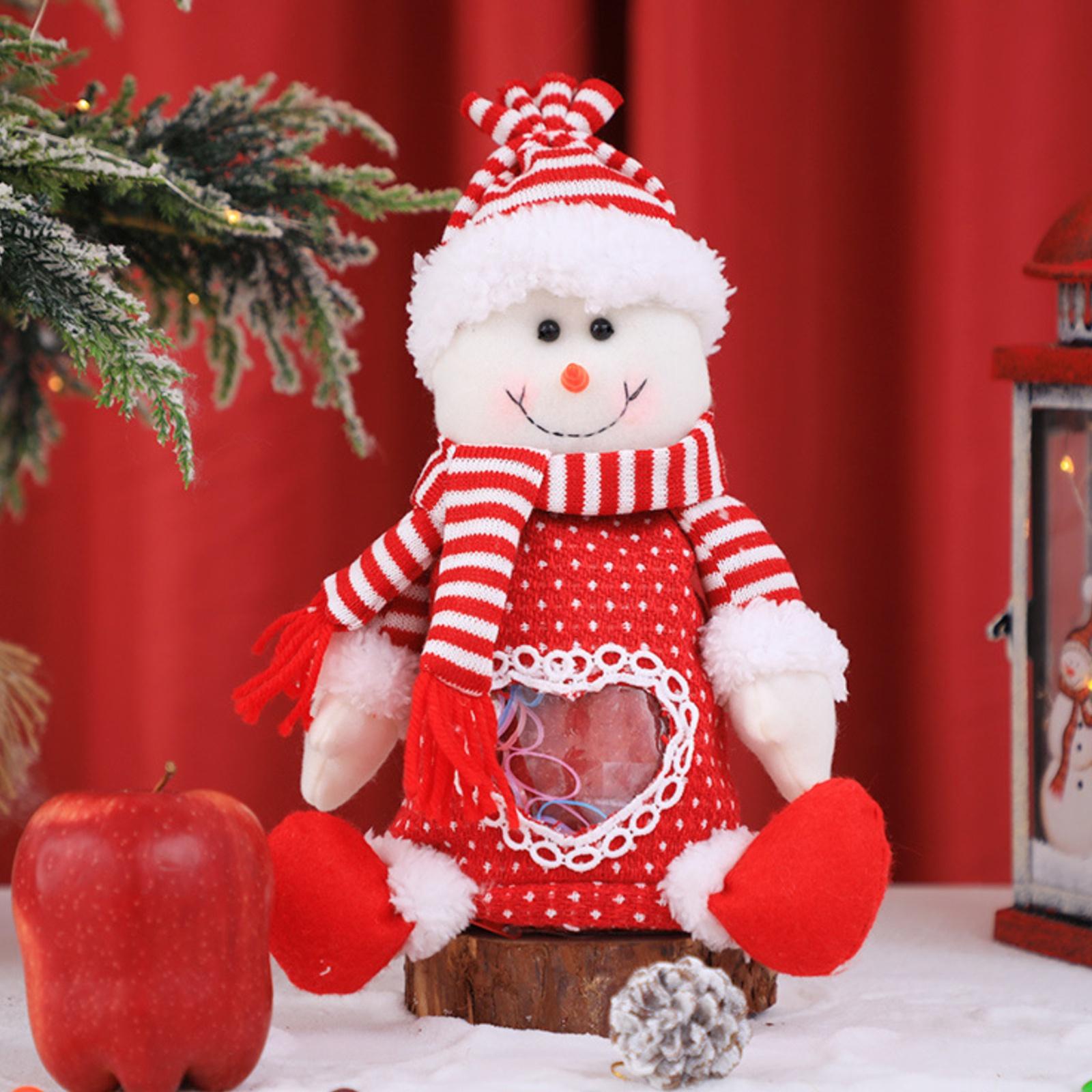 

Christmas Eve Candy Jar, Creative Children S Gift Box, Storage Jar, Christmas Atmosphere Tabletop Decoration One Size