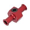 Fuel Pressure Gauge Adapter T Shape 3Celsius8in Hose Port 1Celsius8in NPT Fitting   Auto Parts