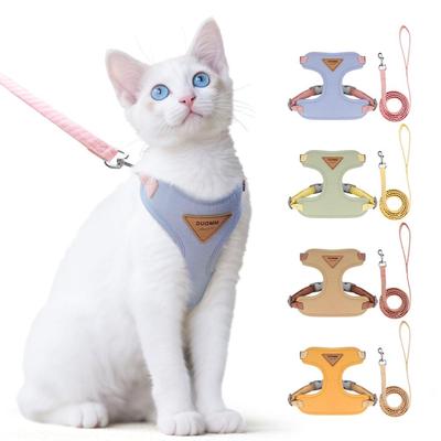 Adjustable Escape-Proof Cat Harness and Leash for Outdoor Use