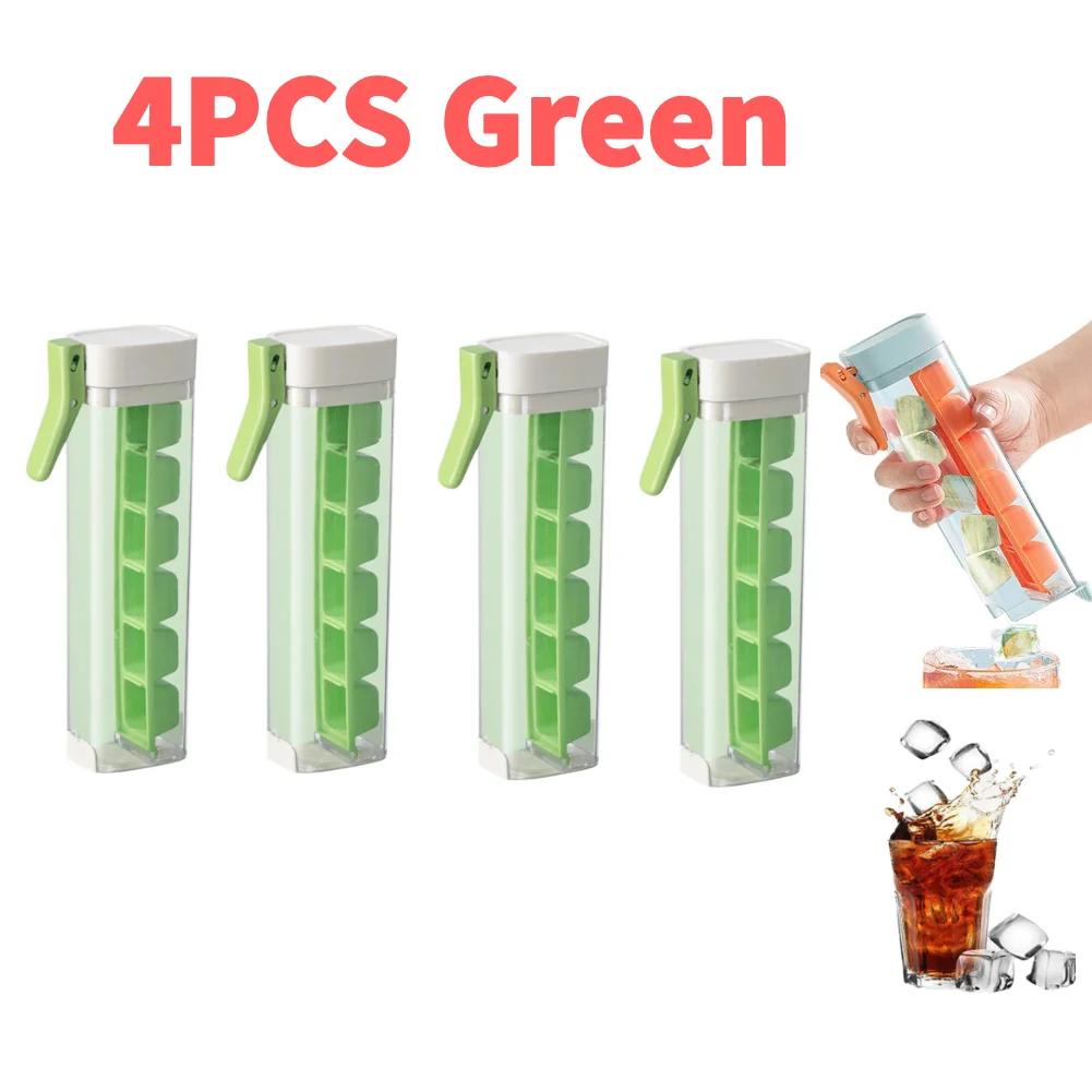 1-5PCS One-handed Pressing Ice Latticeasy Push and Pop Out Cube Ice Maker Home Creative Ice Mould Homemade Small Ice Moulds