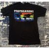 Propagandhi Band Flagge Schwarzes Baumwoll T-Shirt Volle Größe S 5XL Vintage Streetwear Lässig Bequem Unisex Mode