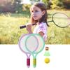 Children Badminton Racket Set Improve Coordination Tennis Rackets for Outdoor Backyard Games