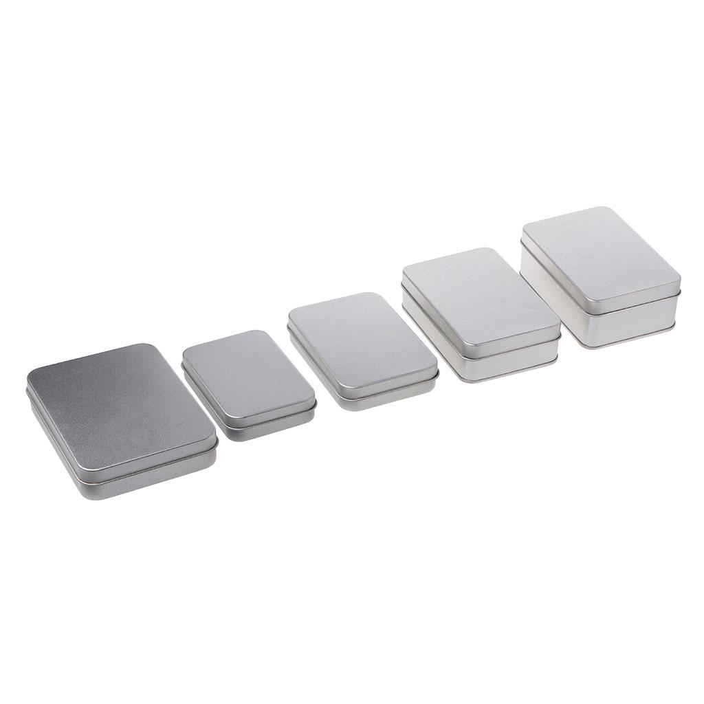 Tinplate Storage Box Storing Nail Clippers Beads Manicures Container for ID Card Small Greeting Blessing Cards